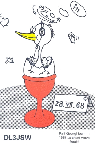 Funny QSL dl3jsw